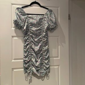 Body con, summer dress with fun flower pattern